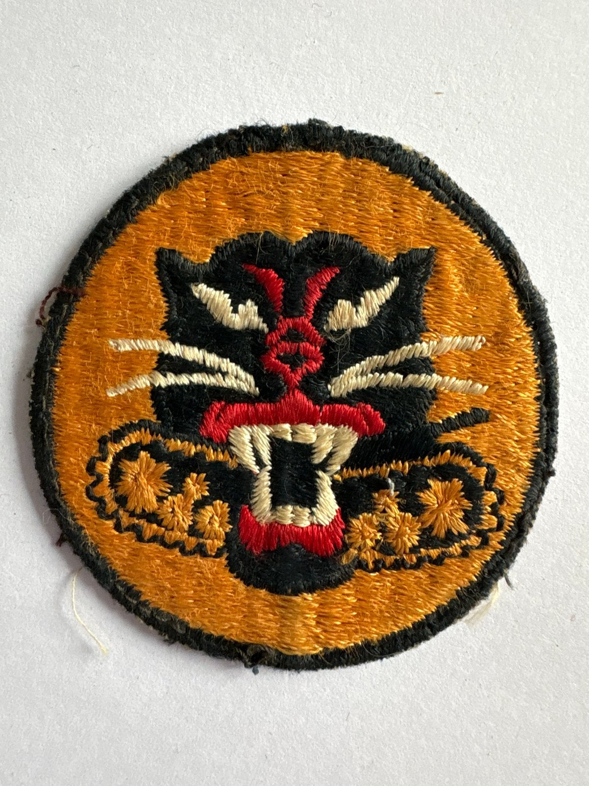WW2 US Army Tank Destroyer patch 8 wheels, Verzamelen, Ophalen of Verzenden
