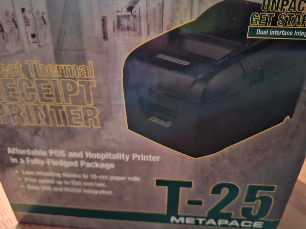Metapace T-25 kassabonprinter / POS receipt printer, Ophalen of Verzenden