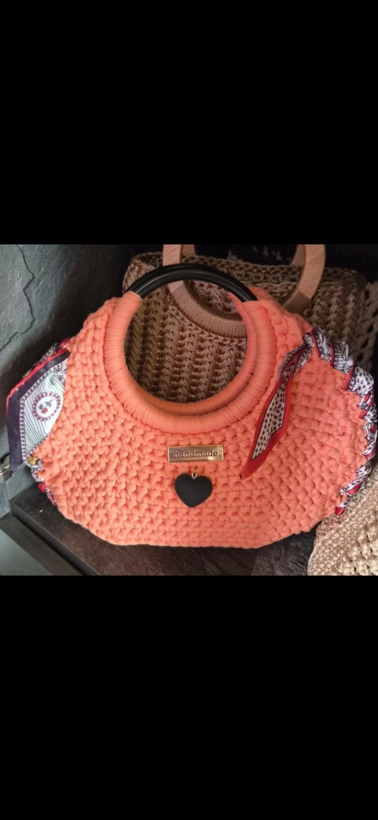 sac fait main au crochet, Enlèvement ou Envoi, Neuf, Autres couleurs, Sac à main