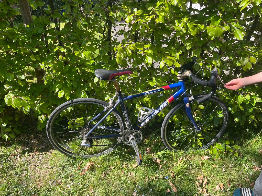Koersfiets Batavus, Fietsen en Brommers, Ophalen, 22 inch, Gebruikt, Velgrem