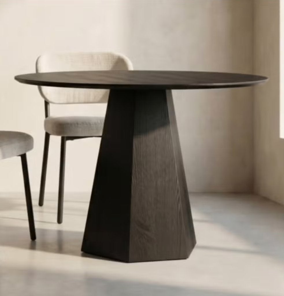 Design tafel Zuiver Pilar, Huis en Inrichting, Tafels | Eettafels, Ophalen, Gebruikt