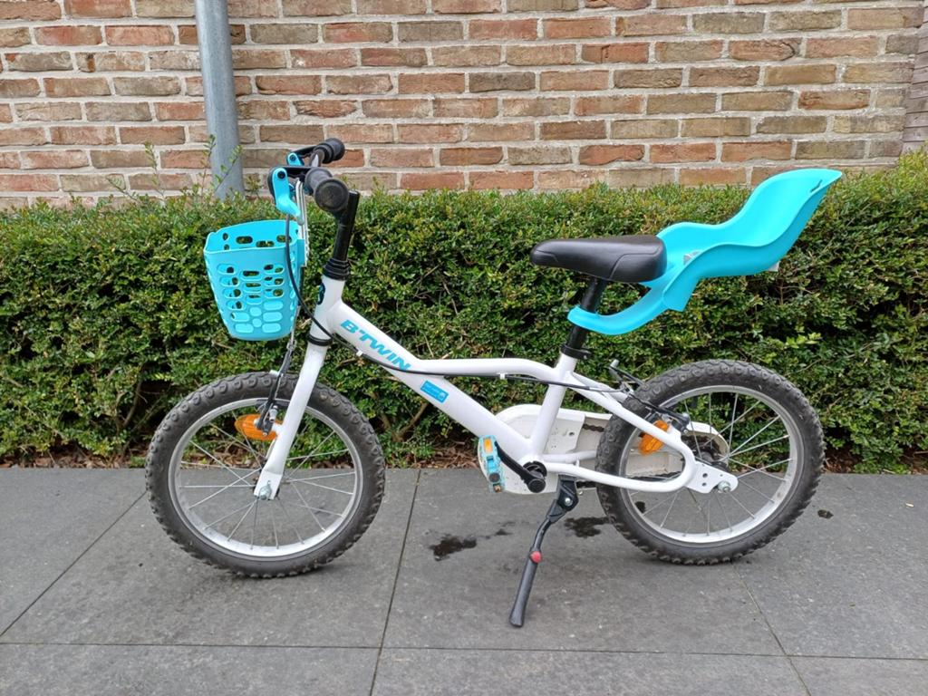 Kinderfiets B-Twin, Ophalen