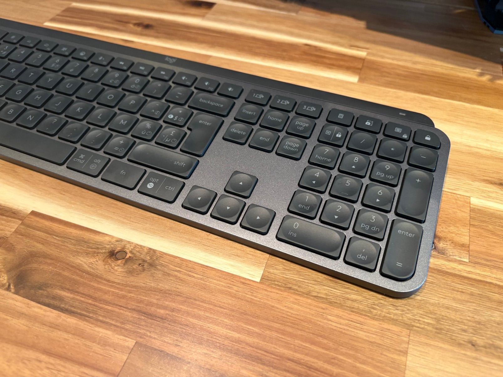 Logitech MX Keys S - Belgisch azerty, Computers en Software, Gebruikt, Azerty, Ophalen of Verzenden, Draadloos