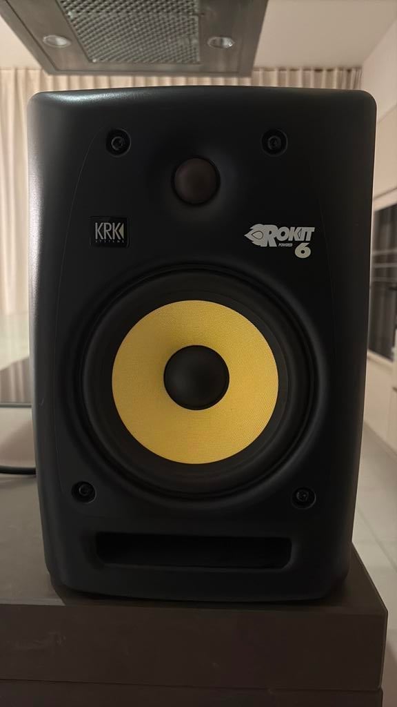 KRK Rokit6 studiomonitor (1 exemplaar)., Ophalen, Gebruikt