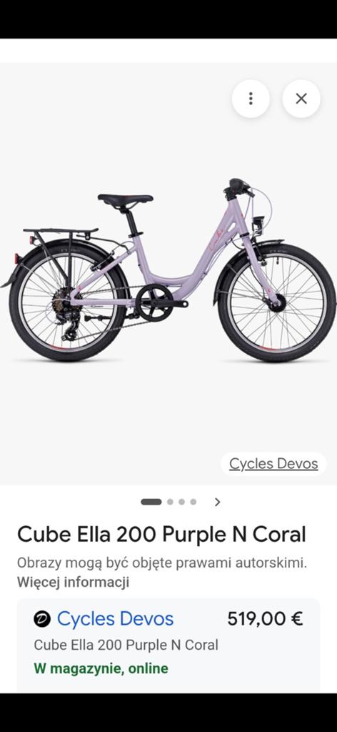 Cube Ella 200 Purple N Coral, Enlèvement ou Envoi