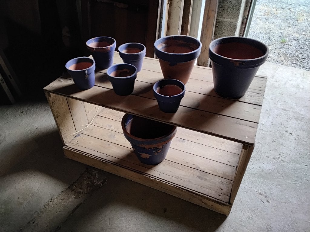 Pots en terre cuite, Enlèvement, Utilisé, Poterie