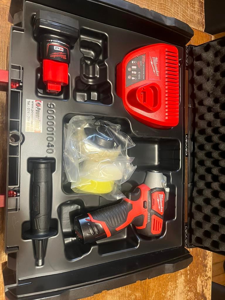 Nieuw - Milwaukee M12 BPS polijstmachine kit, Doe-het-zelf en Bouw, Ophalen, Nieuw