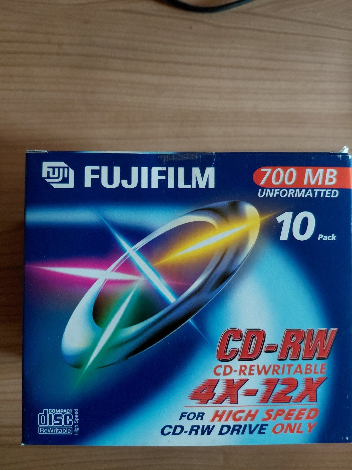 Fujifilm CD-Rewritable 700MB 4X-12X 10-pack, Computers en Software, Herschrijfbaar, Cd, Nieuw, Ophalen of Verzenden