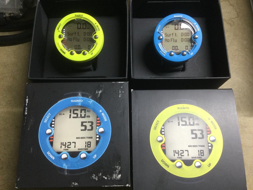 Suunto duikcomputers te koop - Ecocheques, Watersport en Boten, Duiken, Ophalen of Verzenden, Zo goed als nieuw, Duikcomputer