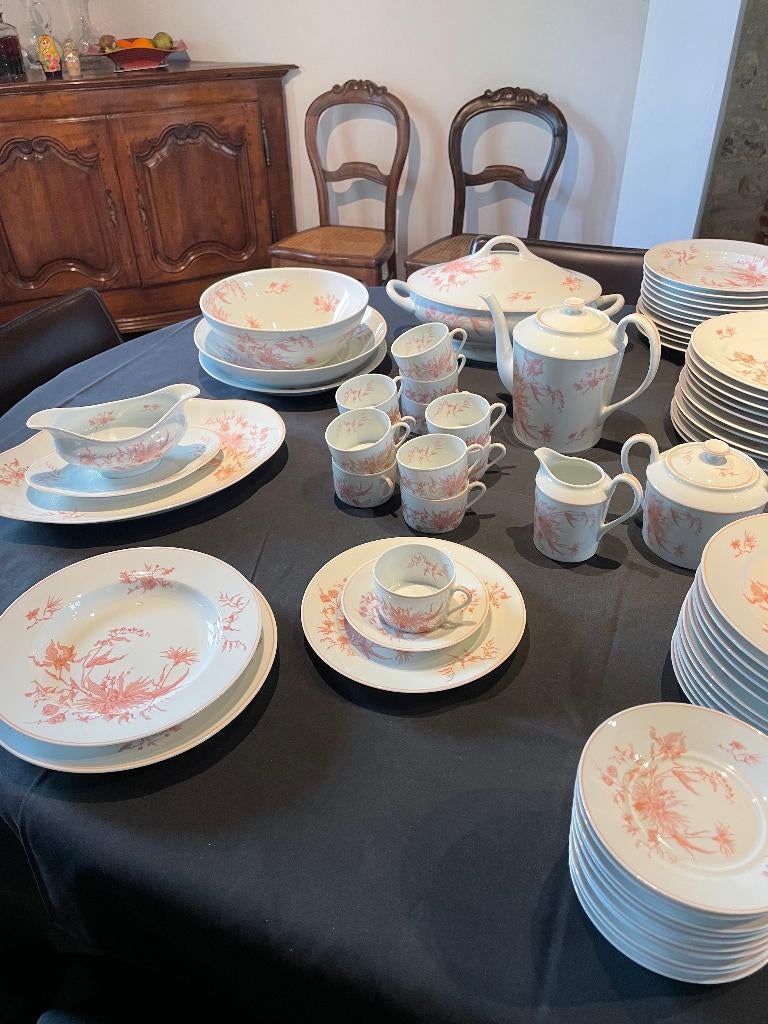 Servies Limoges France - Compleet 72-delig, als nieuw, Ophalen