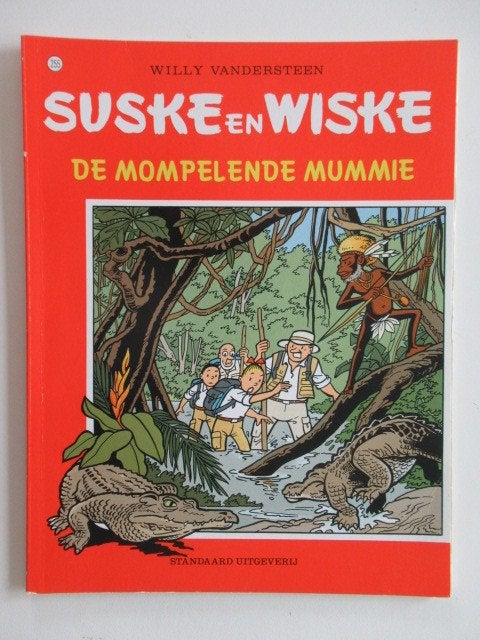 suske en wiske...nr.255....de mompelende mummie.......1st, Ophalen of Verzenden, Zo goed als nieuw