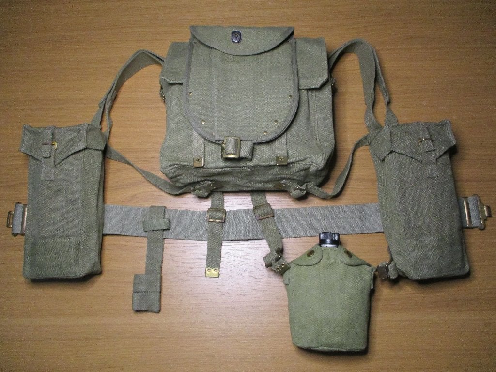 ABL volledige webbing uitrusting jaren 50, Verzamelen, Verzenden, Landmacht, Overige typen