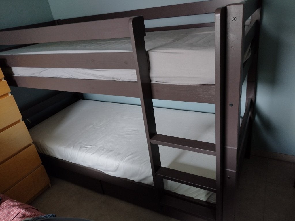stapelbed 98x209cm, Ophalen, Zo goed als nieuw, Stapelbed