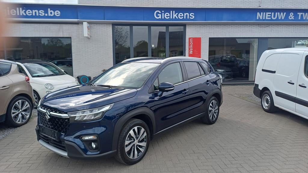 Suzuki SX4 S-Cross 1.4 GLX Hybride/FULL-OPTION/1J. GARANTIE, Auto's, Voorwielaandrijving, Gebruikt, 4 cilinders, Blauw
