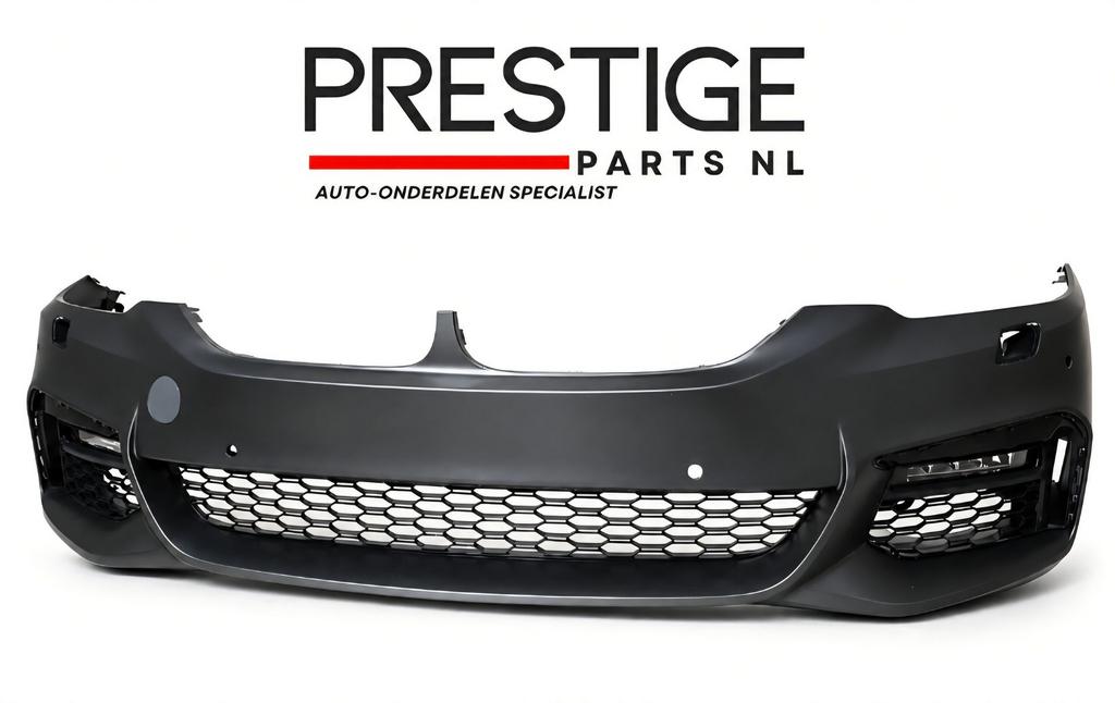 Voorbumper BMW 5 Serie G30 G31 M Pakket PDC KLS 51118064928, Gebruikt, -, Voor, Ophalen of Verzenden