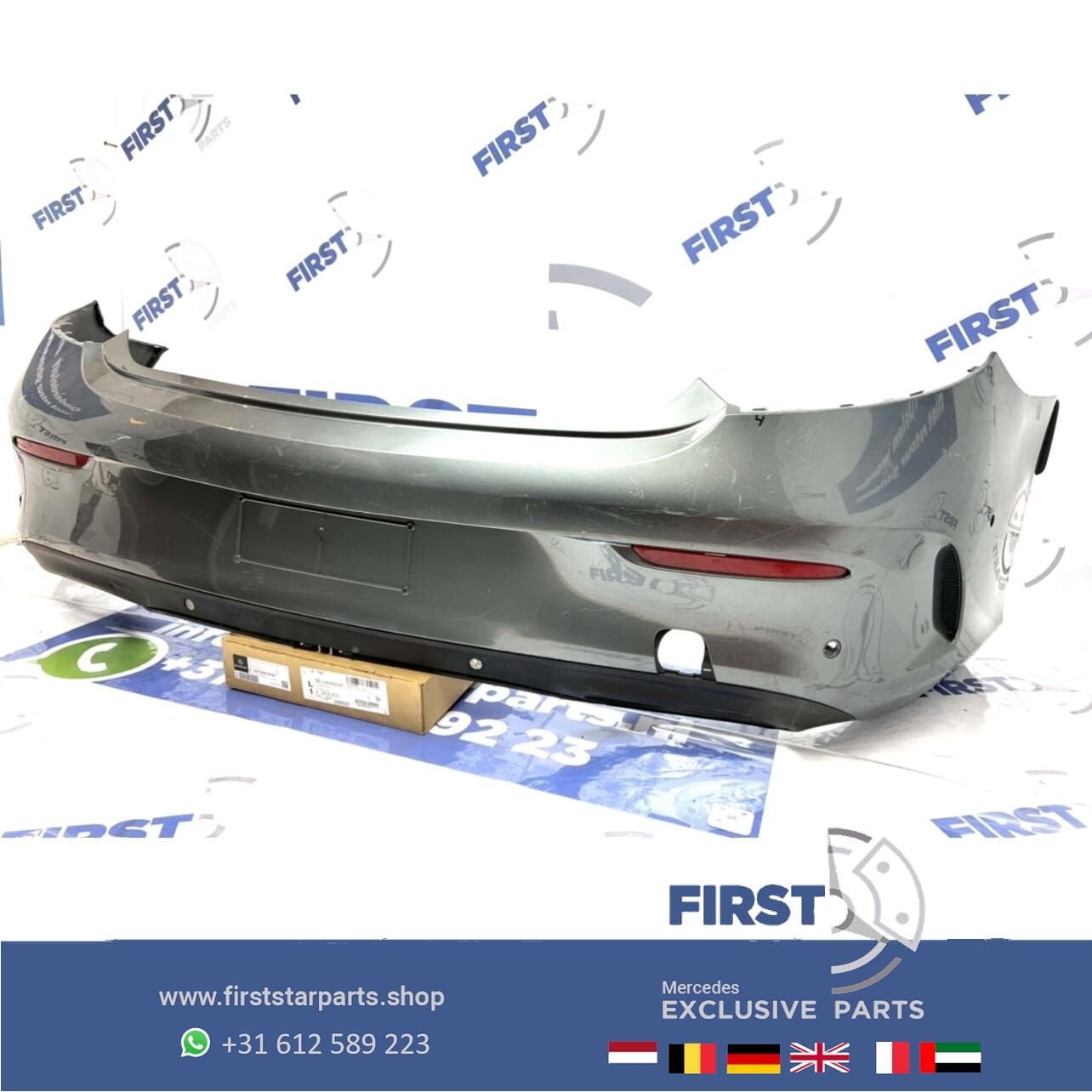 A205 C205 Mercedes C Klasse C43 AMG ACHTERBUMPER 2014-2019 O, Gebruikt, -, Ophalen of Verzenden, Achter