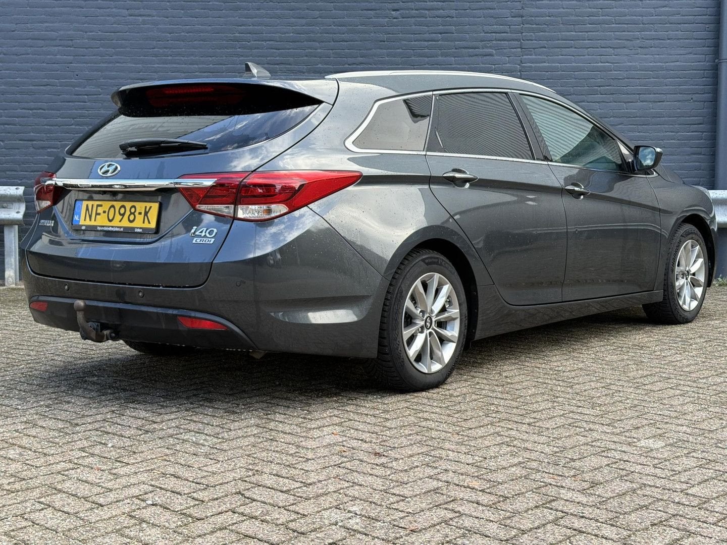 Hyundai i40 Wagon 1.7 CRDi Essence | Climate | Cruise | Navi, Auto's, 110 g/km, Zilver of Grijs, I40, Te koop