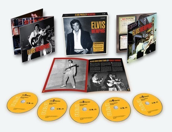 Elvis, 5 cdbox, Memphis, bevat 5 cd's en een prachtig boekje, Boxset, Ophalen of Verzenden, Inclusief boekje, Nieuw in verpakking