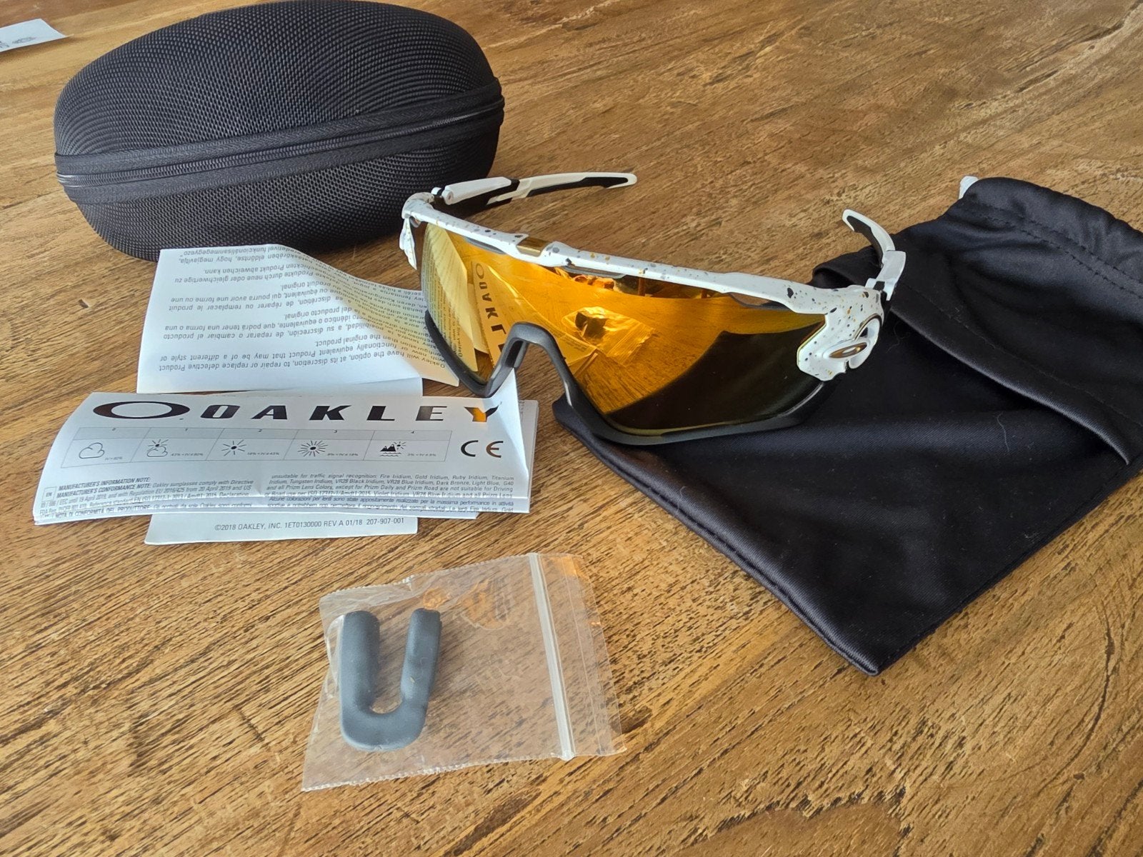 Oakley Jaw Breaker, Enlèvement ou Envoi, Comme neuf, Oakley, Lunettes de soleil