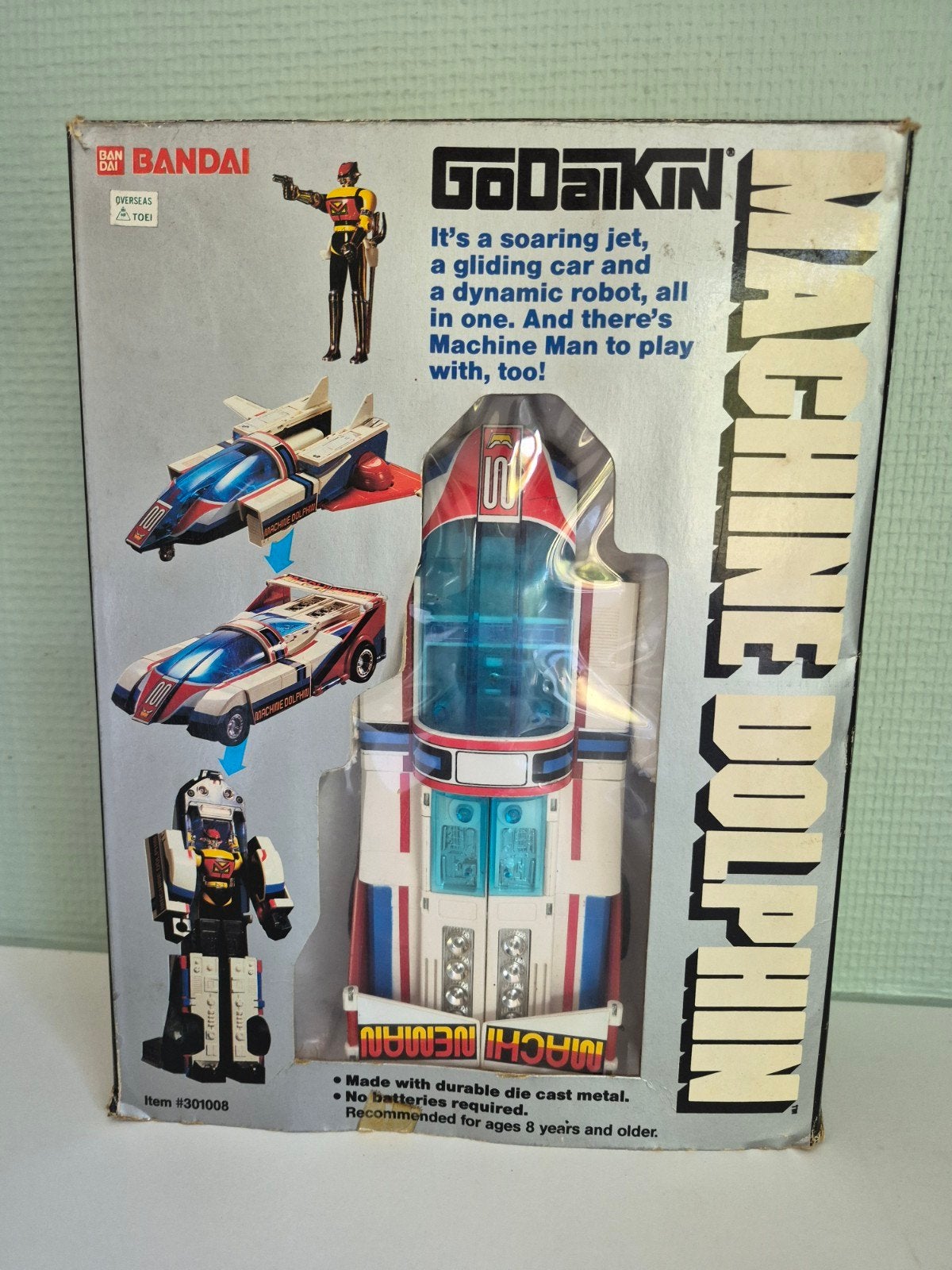 Bandai Godaikin Machine Dolphin (item #301008) 1984,, Ophalen of Verzenden, Gebruikt