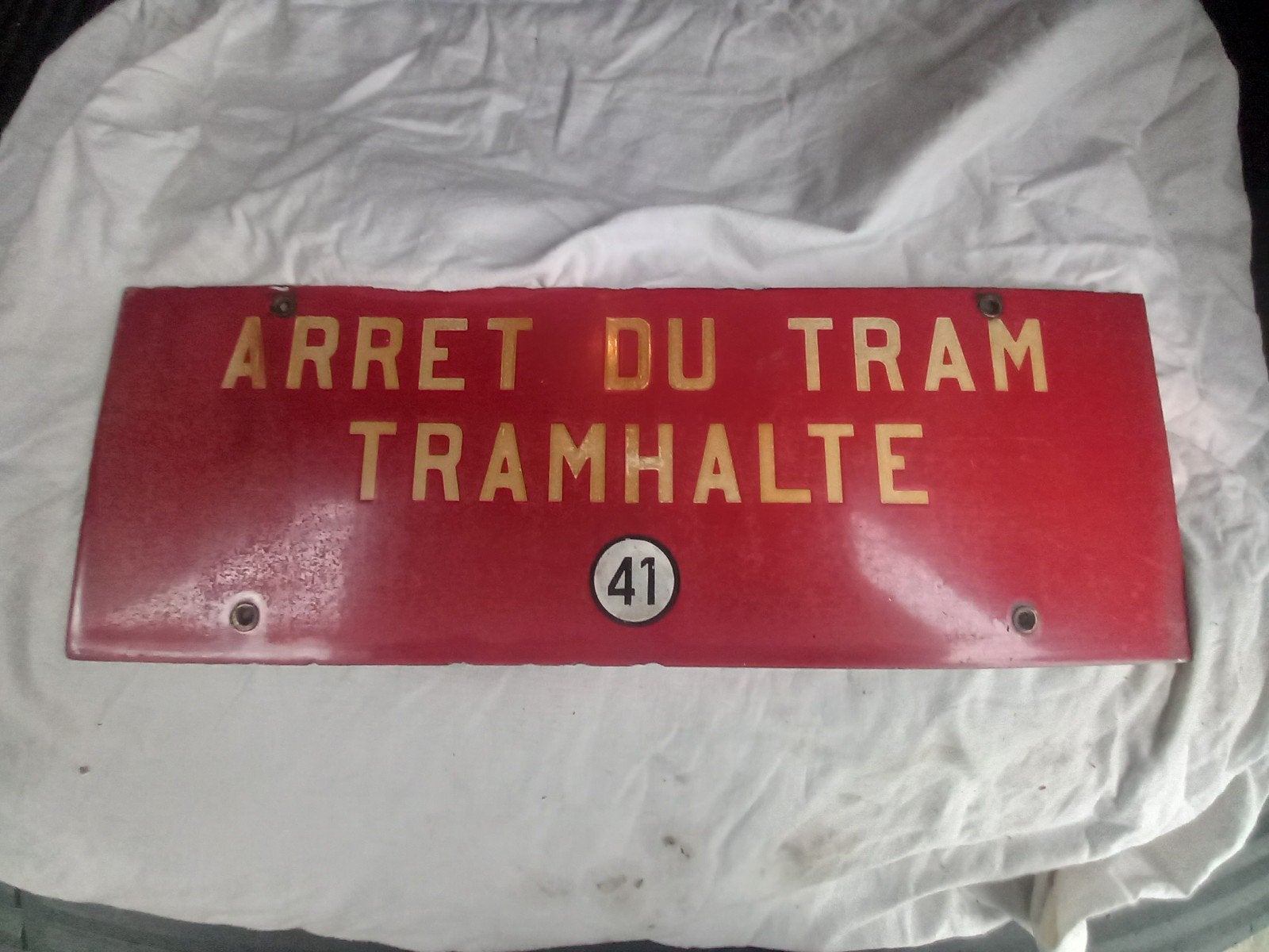 2 plaques émaillées 7, Collections, Enlèvement