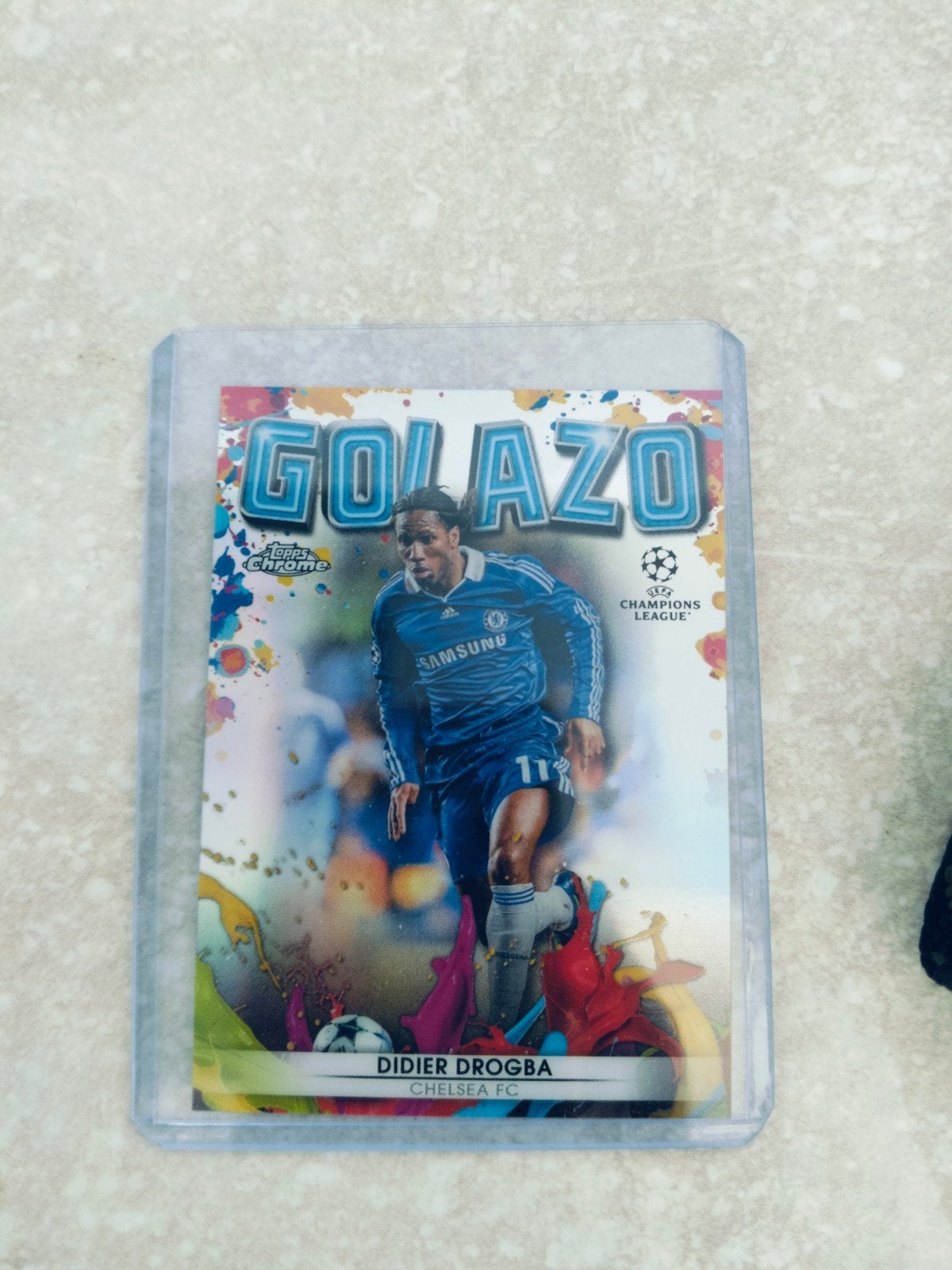 Didier Drogba Chelsea Legend topps Chrome Golazo, Ophalen of Verzenden