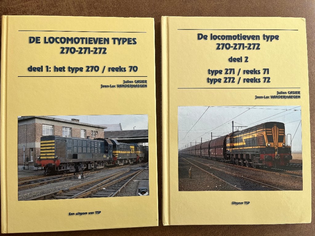 Locomotieven type 270-271-272 / reeks 70-71-72 (2 delen), Boeken, Ophalen of Verzenden, Nieuw, Trein