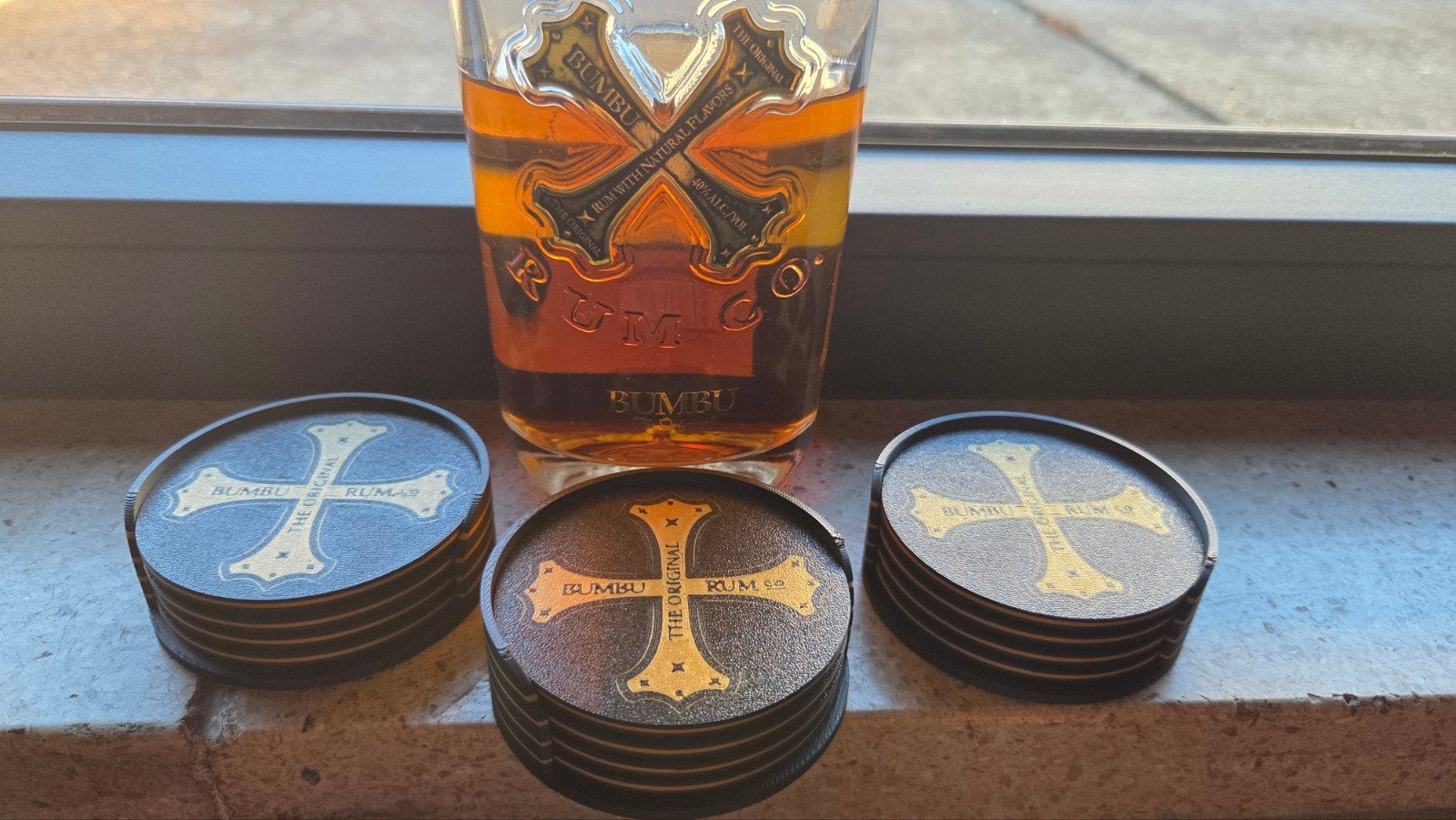 Bumbu Rum Onderzetter set, Ophalen of Verzenden