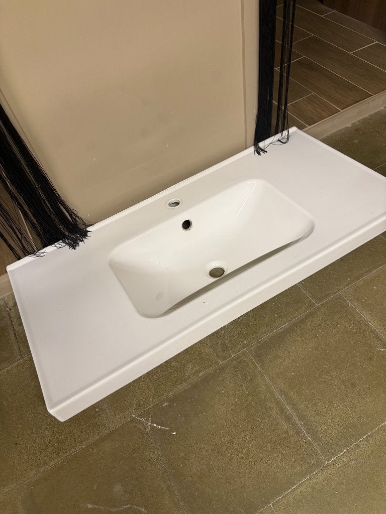 Lavabo, Enlèvement, Comme neuf, Pierre, Lavabo