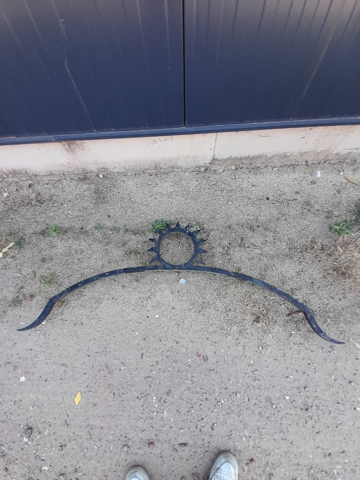 Metalen sierelement, Ophalen, Gebruikt