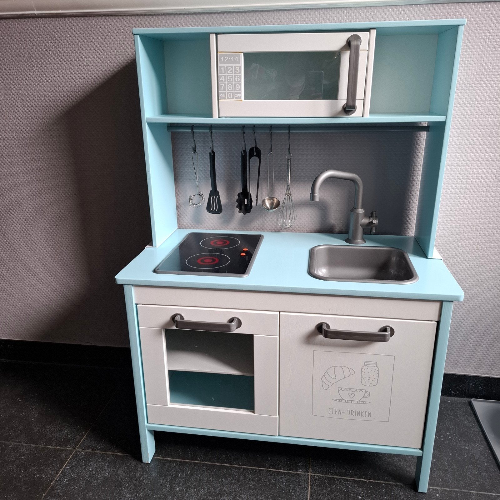 keukentje ikea zelf opgemaakt, Enlèvement, Utilisé, Bois, Jouer à la cuisine