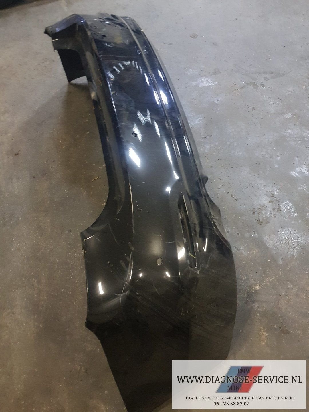 BMW F30 LCI achterbumper zwart, Arrière, -, Enlèvement, Utilisé