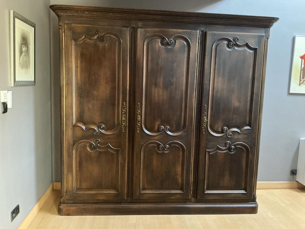 Chambre en chêne massif, Enlèvement, Comme neuf, Deux personnes, Antiek