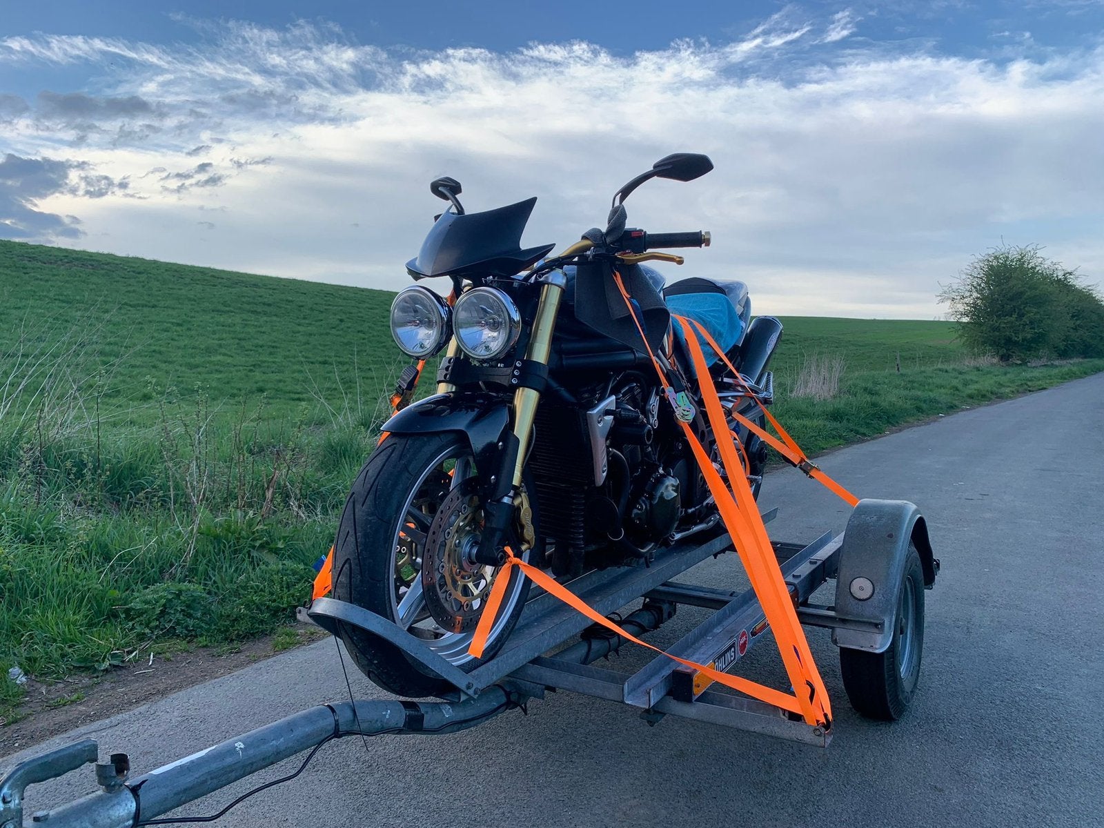 Remorque Moto BCM 500kg, Enlèvement, Utilisé