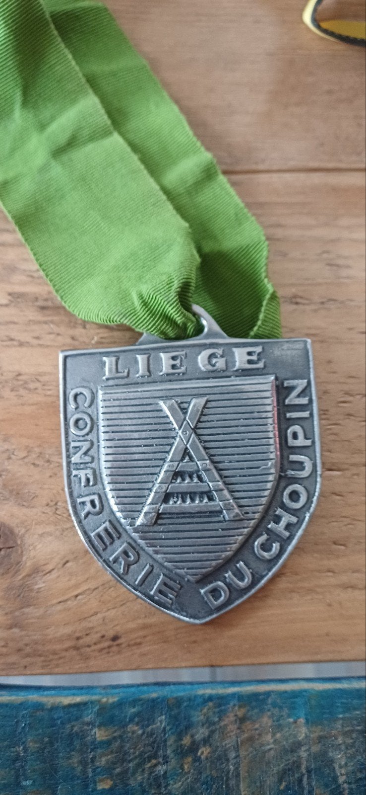 Médaille Rare Confrérie de la Croupière - Liège, Timbres & Monnaies, Pièces & Médailles, Enlèvement ou Envoi