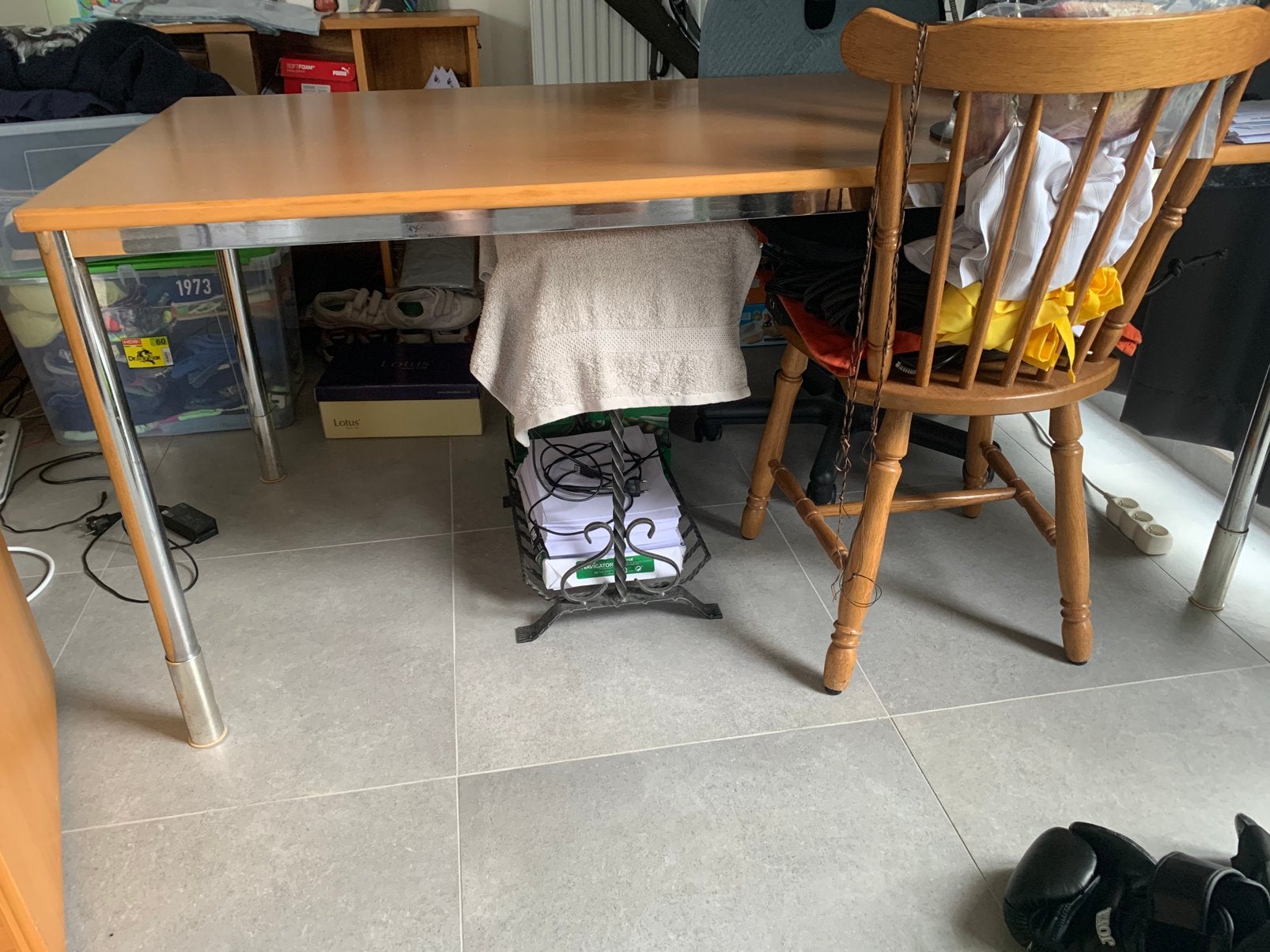 Kinnarps kantoortafel + ladenblok, Ophalen, Bureau