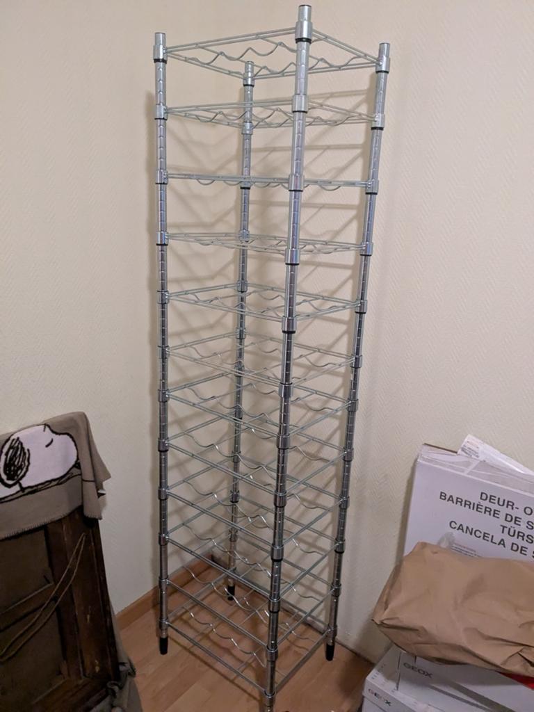 2x IKEA OMAR Flessenrek / Wijnrek (Verzinkt staal), Huis en Inrichting, Ophalen