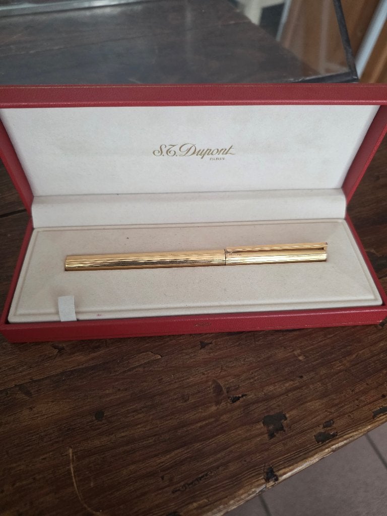 Stylo plume dupont, Collections, Stylos, Enlèvement ou Envoi, Utilisé, Stylo, Avec boîte