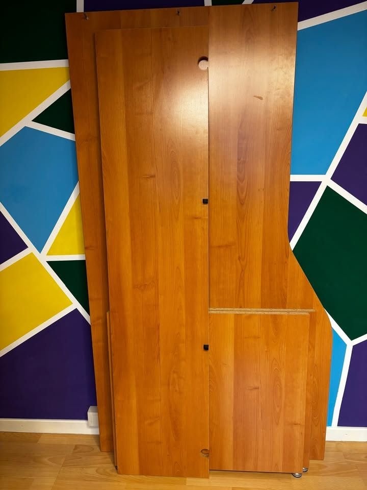 bureaumeubel, Ophalen, Demontabel, Gebruikt, Hout