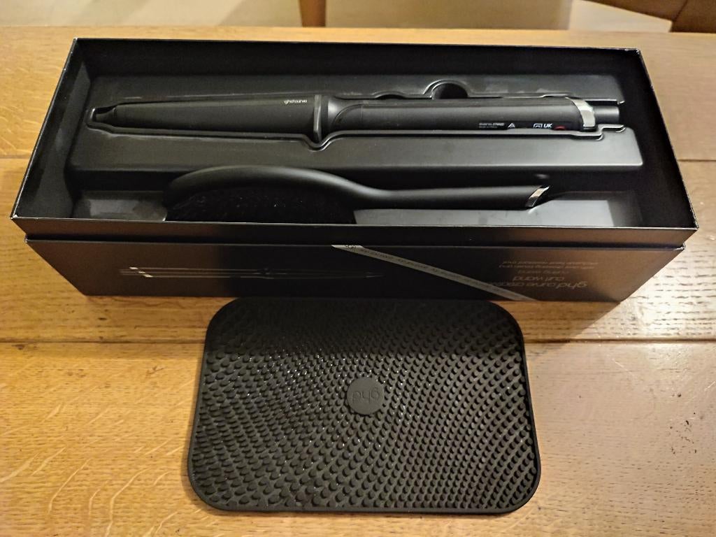GHD Curve krultang cadeauset - bijna nieuw, Ophalen of Verzenden, Zo goed als nieuw, Krultang of Stijltang