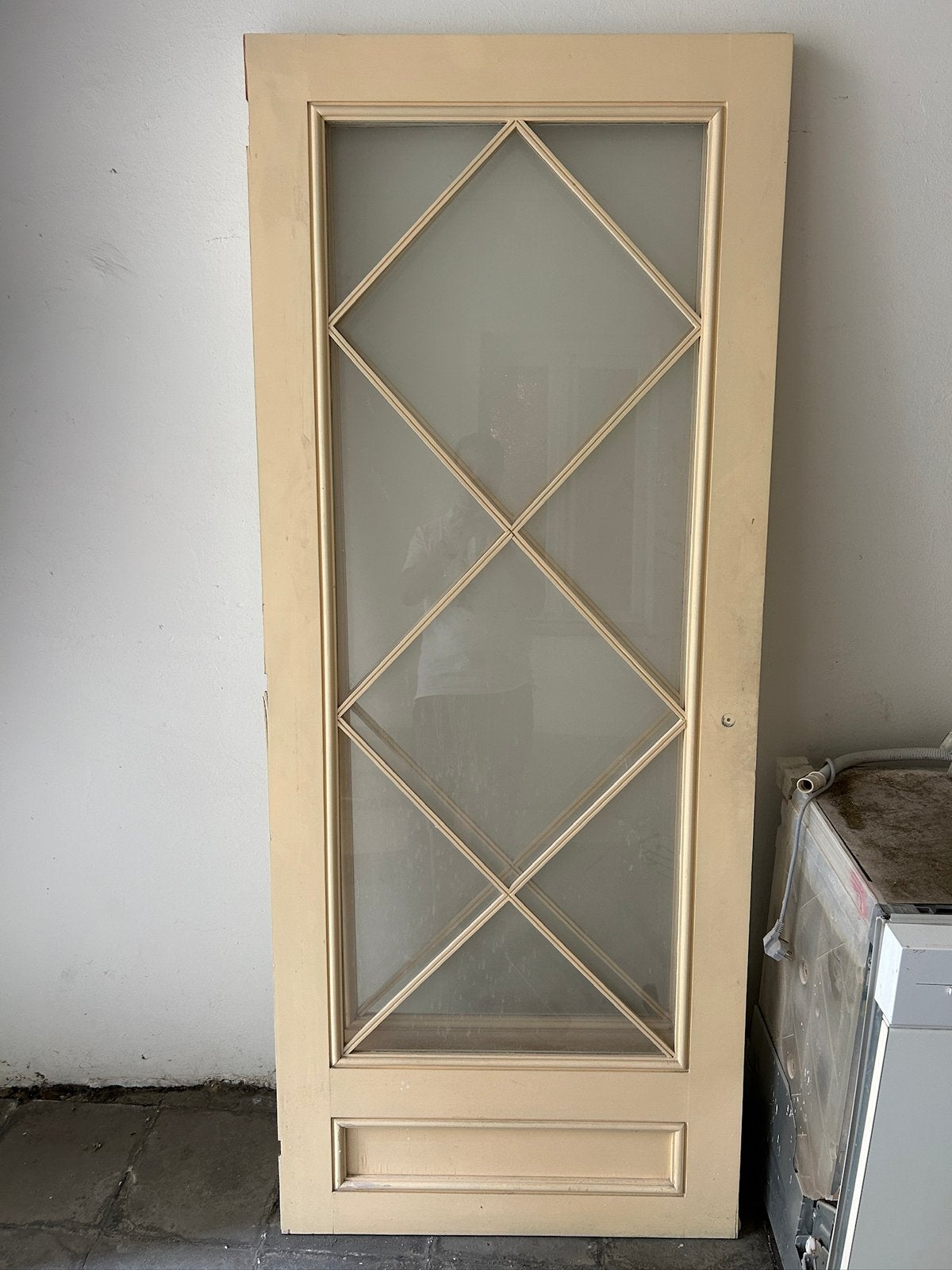 2 portes vitrees, Porte intérieure, Enlèvement, Verre, 200 à 215 cm