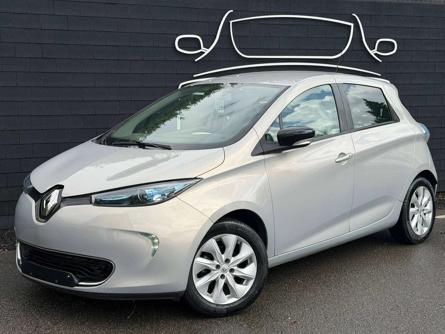 Renault ZOE 22 kWh R240+GARANTIE 1 AN+NAVI+AIRCO+JANTES, Autos, Renault, Achat, Entreprise, 65 kW, Beige