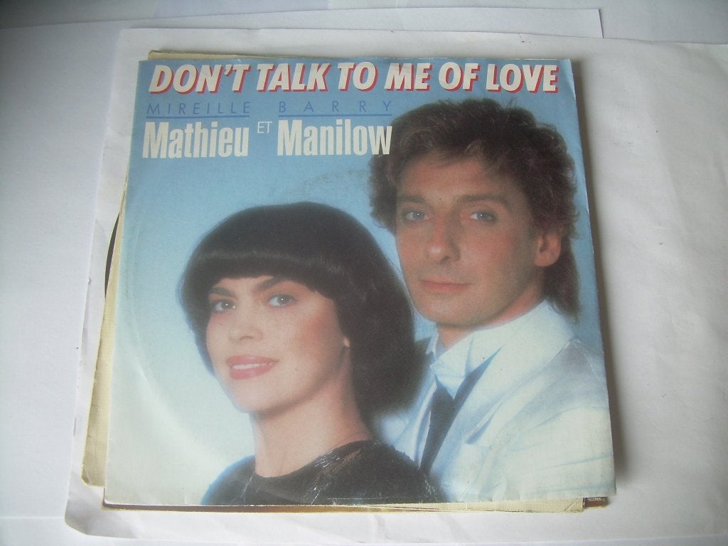 SINGLE 45E - Mireille Mathieu Barry Manilow, Enlèvement ou Envoi, 7 inch, Comme neuf, Pochette photo