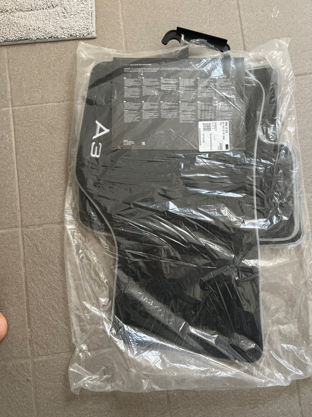 Originele Audi A3 Premium Textielmatten / Vloermatten, Auto diversen, Automatten, Ophalen, Nieuw