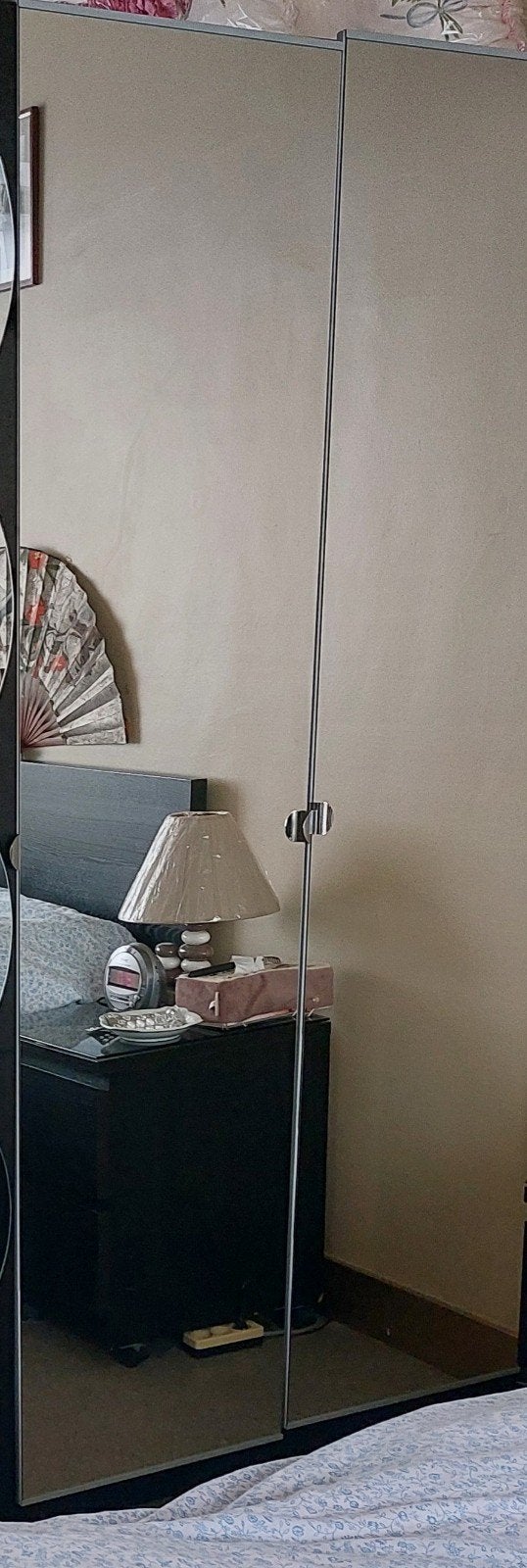 armoire penderie avec 2 porte miroir, Maison & Meubles, Enlèvement