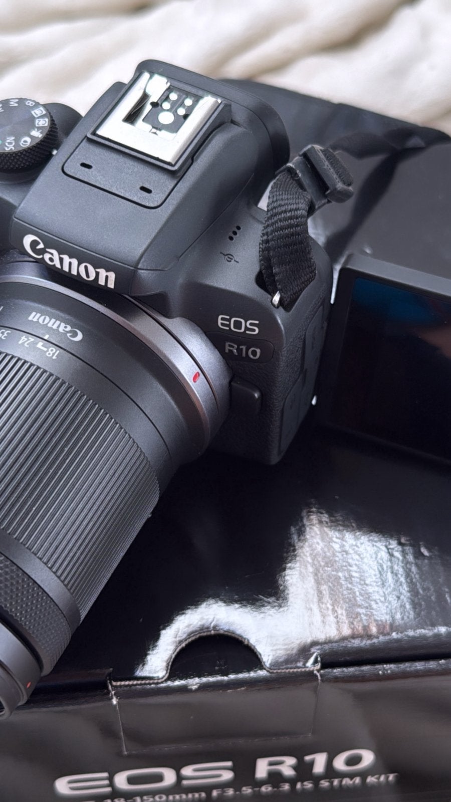Appareil photo Canon EOS R10, RF-S 18-150mm & Flash Godox, Ophalen of Verzenden, Zo goed als nieuw, Canon