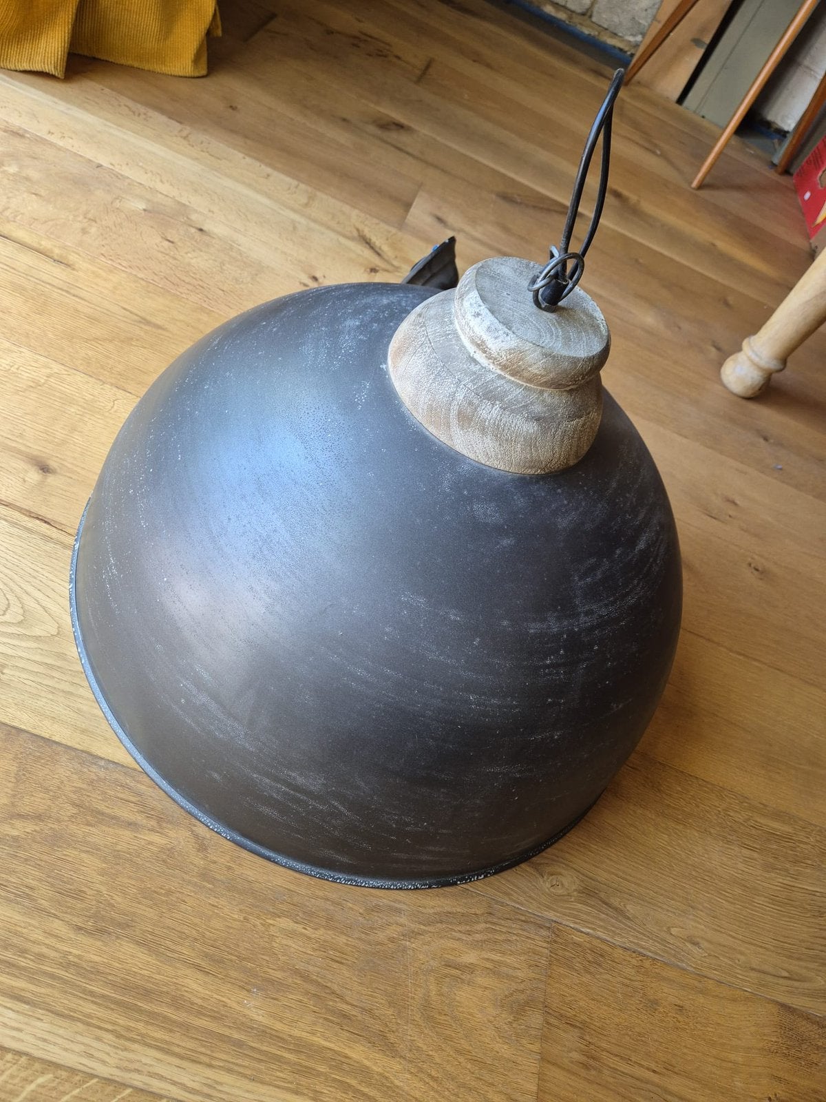 Grote hanglamp goede staat, Ophalen, Zo goed als nieuw, Metaal, Vintage worn