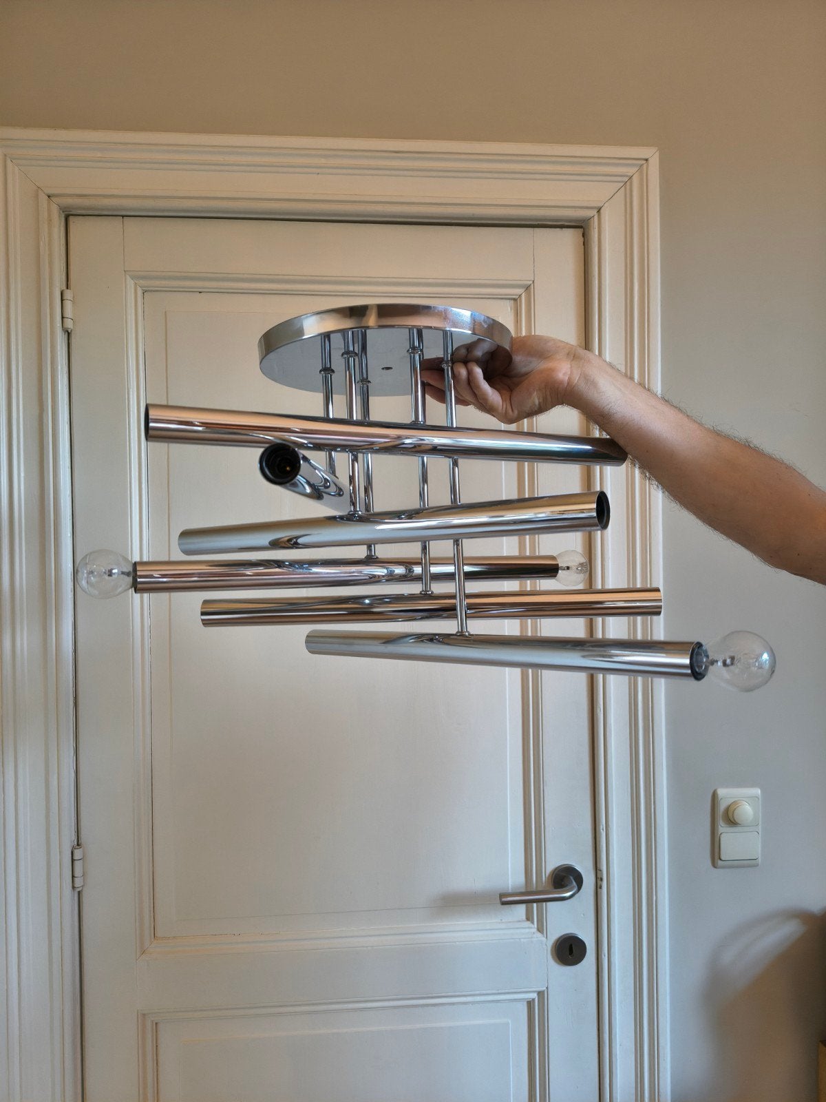 Plafonnier Tubes Designer Sciolari (Boulanger), Enlèvement, Plafonnier