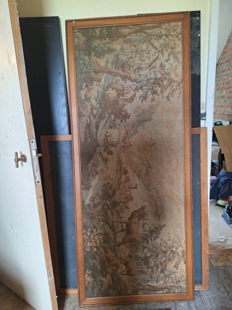 ​Grande Tapisserie Vintage Style Aubusson, Antiek en Kunst, Antiek | Tapijten, Tafelkleden en Textiel, Ophalen