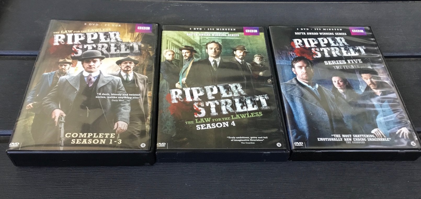 Dvd Ripper Street complete serie seizoen 1 tem5, Vanaf 16 jaar, Misdaad, Nederlands, Zo goed als nieuw